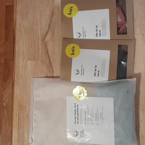 Bundle of 3 Knix essential lace high-rise L